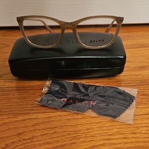Ralph Lauren Beige Eyeglasses with Black Case
